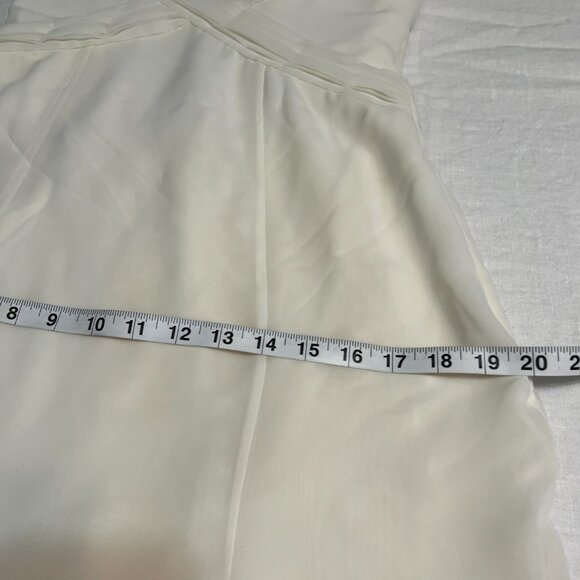 Jasmine Bridal Wedding Dress Size 8 Ivory Strapless Gown Beaded Embroidered Zip - Picture 13 of 15